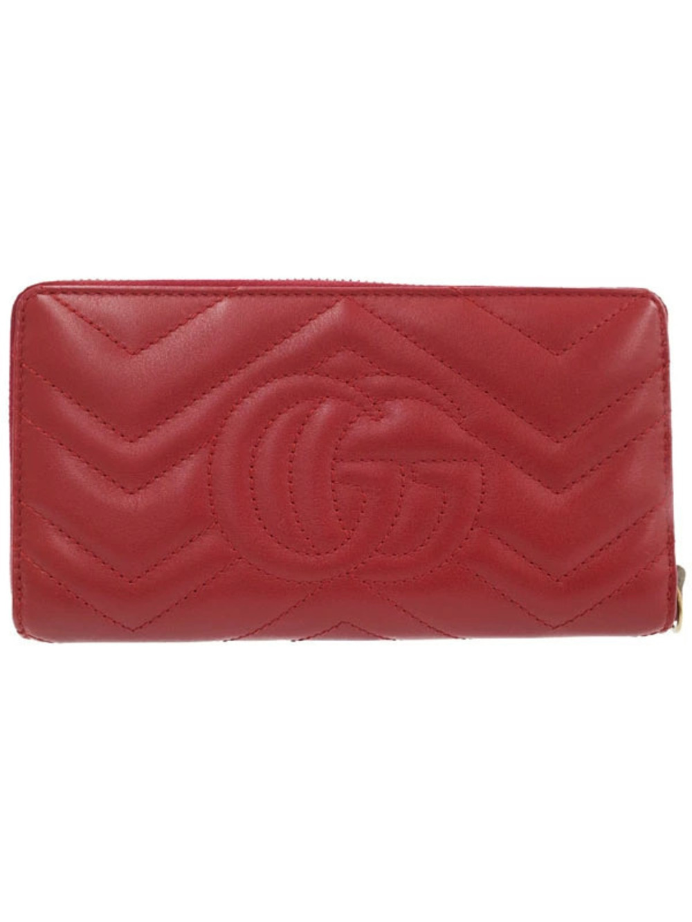 Gucci Marmont Zipper Around Round Long GG Wallet Zip